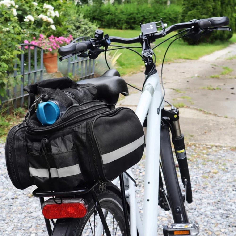 Cycling Commute In Rain - Fietsbagagezak 27L, achtertas voor fietsdrager met