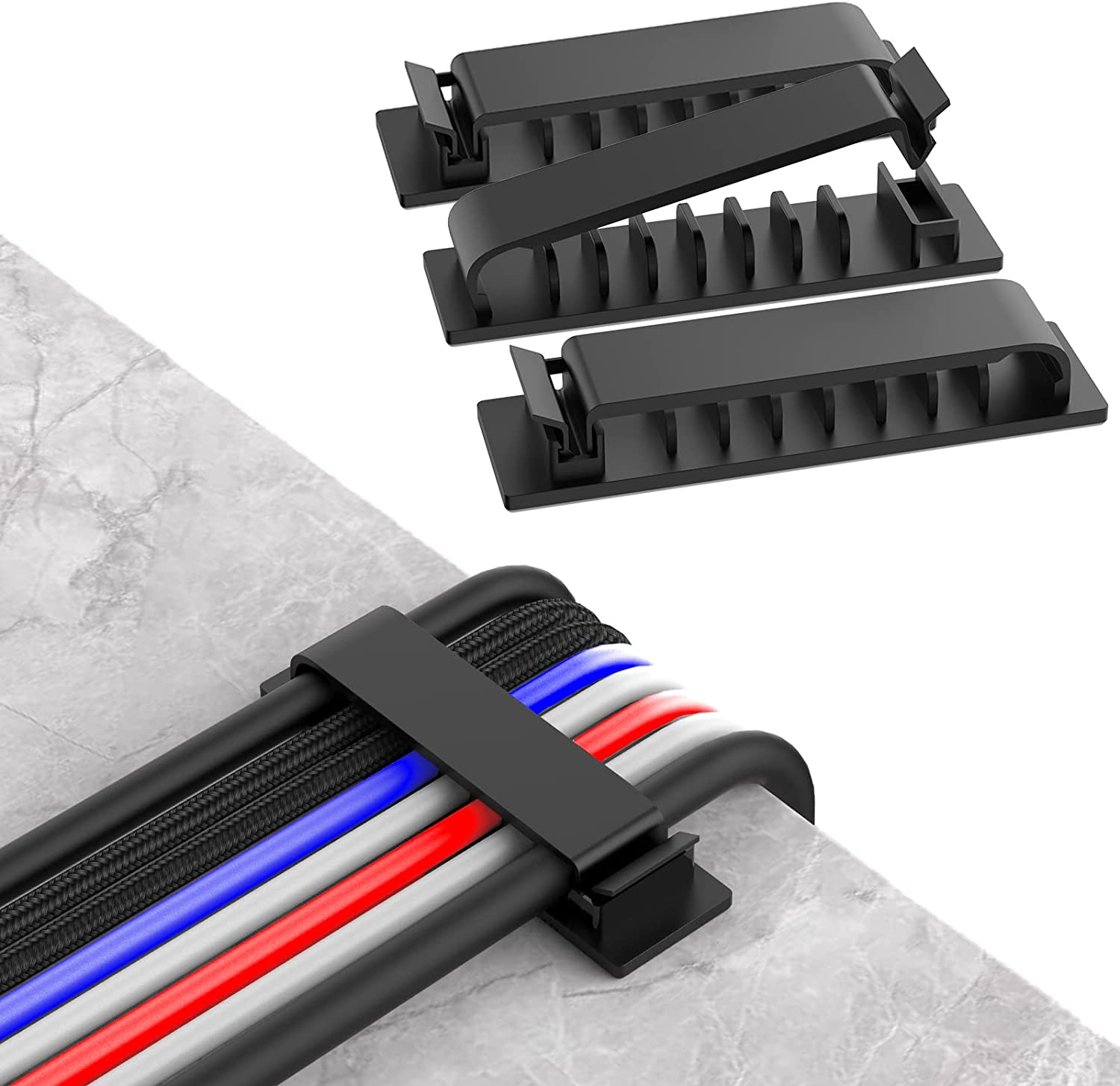 Cable Lock Flexible - Kabelorganizer Snoerbeheer Draadhouder Flexibele USB-kabelopwinder Netjes