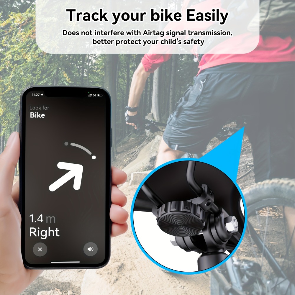 Fietsbevestiging voor AirTag,  - Commuting By Bike recensie en prijs